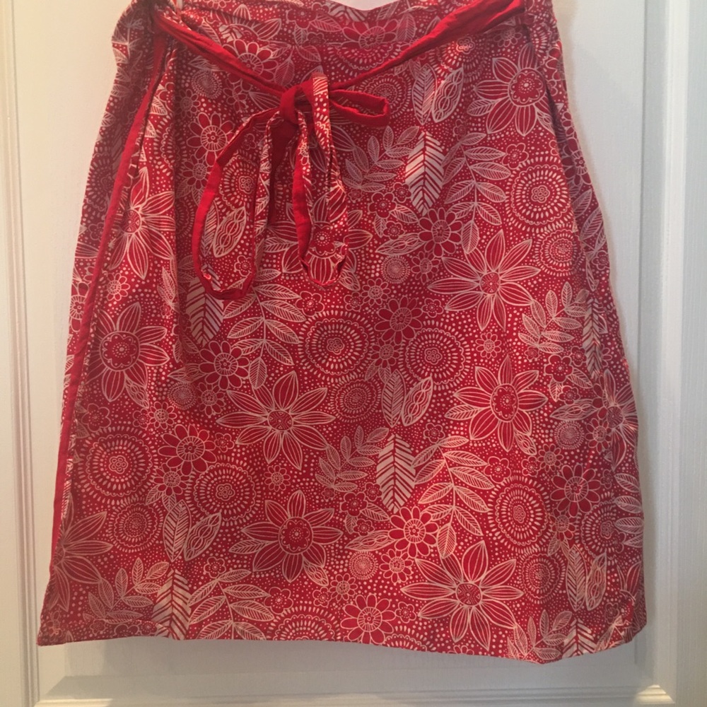 Reversible 2 in 1 Wrap Around Knee Length Skirt